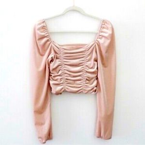 H&M velour top